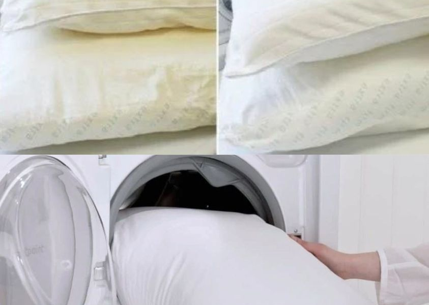 Hier sind die Schritte, die Sie befolgen müssen, um Ihre Kissen richtig zu reinigen