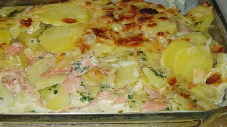 Kartoffel-Lachs-Gratin: eine wunderbare Zubereitung zum Niederknien
