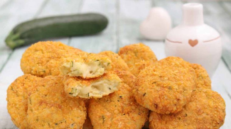 Kartoffel-Zucchini-Kroketten: knusprig und fadenziehend