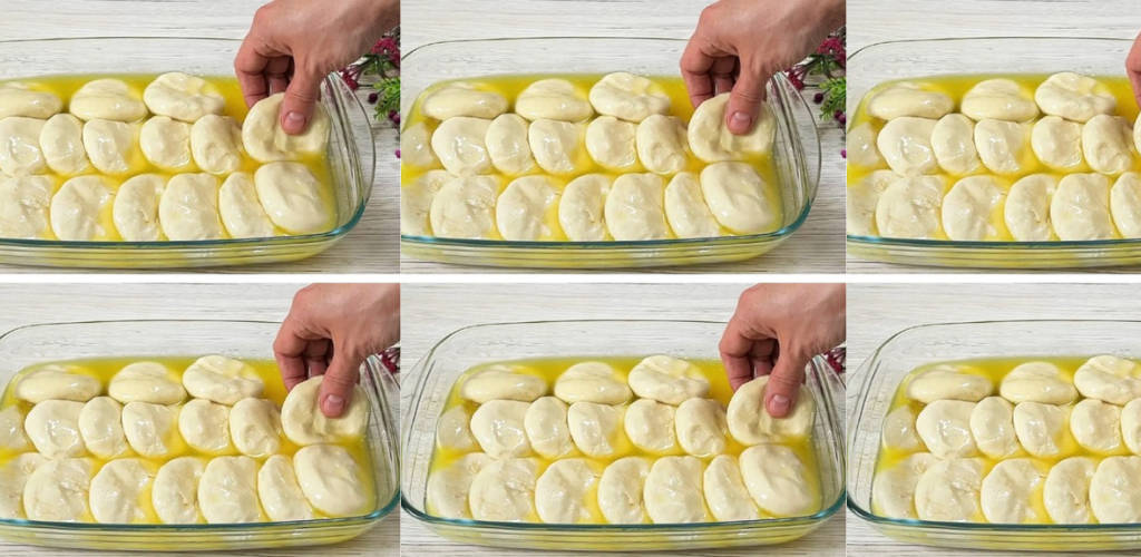 Knusprige Brötchen gefüllt mit Frühlingszwiebeln