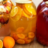 Kompott “Mojito” und Aprikose “Fanta” (für den Winter)!