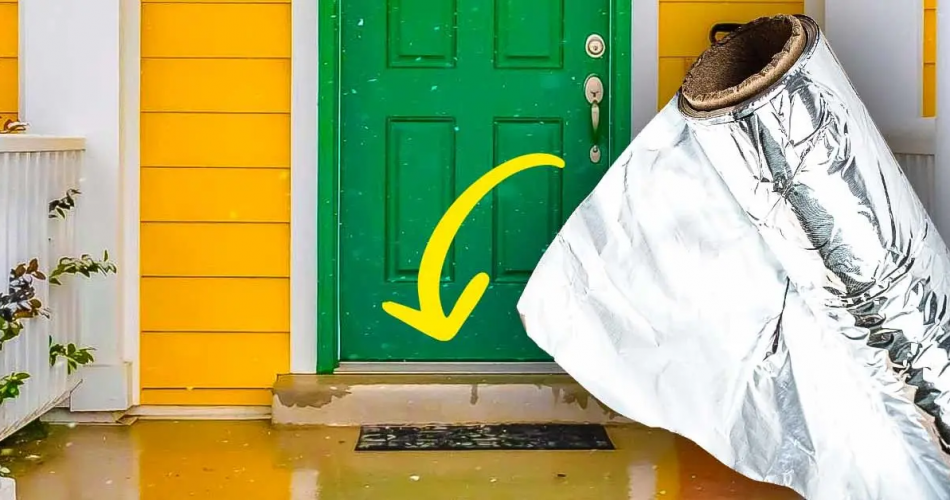 Legen Sie Alufolie vor Ihre Haustür: Das ist die wirksamste Lösung gegen dieses Problem