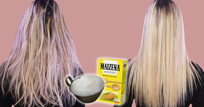 Maisstärkemaske zur Reparatur von trockenem, brüchigem Haar
