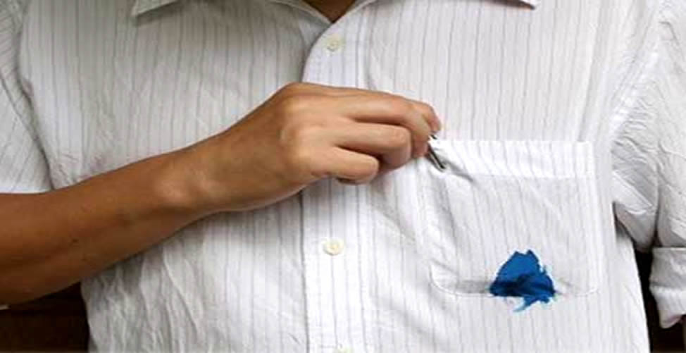 Entfernen Sie den Stiftfleck