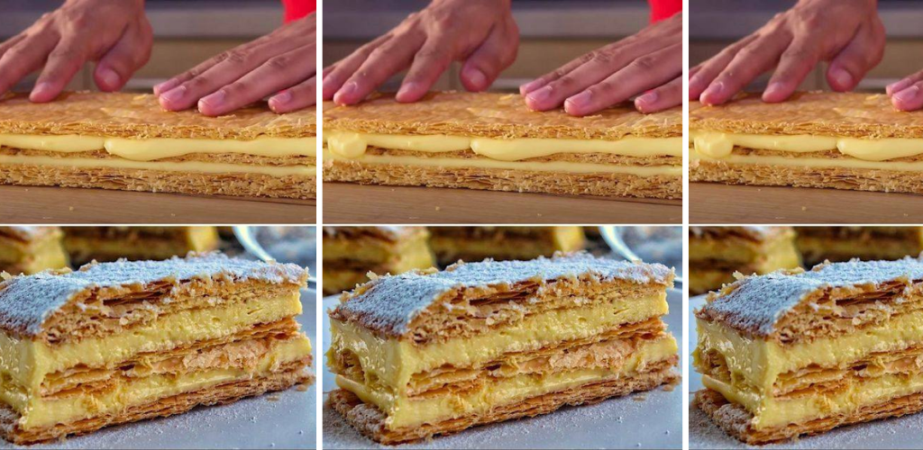 Millefeuille mit Sahne: das Dessertrezept, das jeder mag