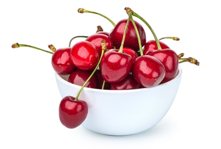 Schüssel mit Kirschen
