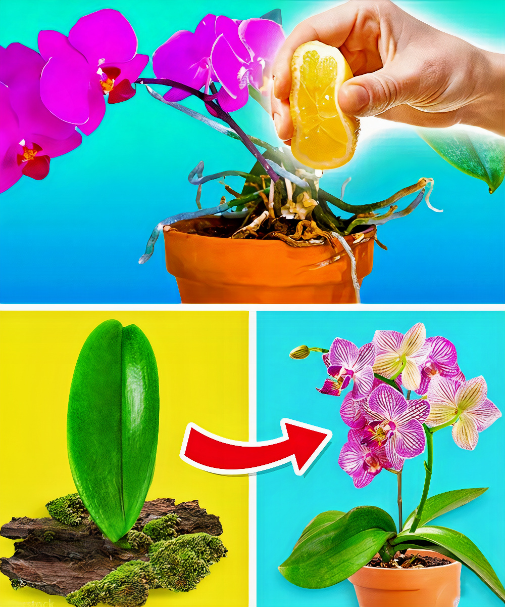Mit diesem Zitronensaft blüht Ihre Orchidee sofort