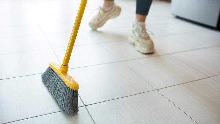 Besen zum Fegen von Böden