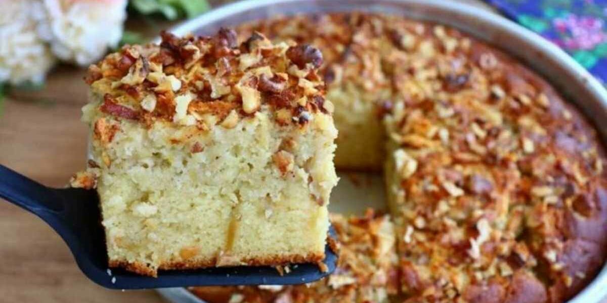 Omas Apfelkuchen mit Walnüssen: Einfach!