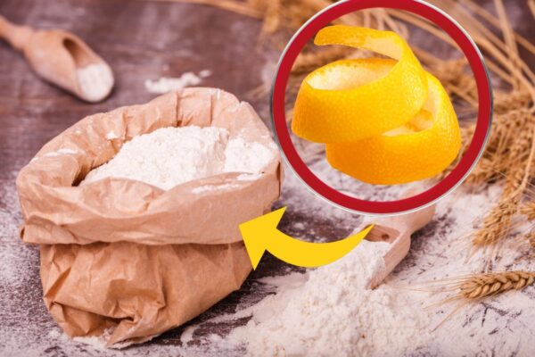 Orangenschalen neben Mehl: Mit diesem Trick hat meine Großmutter viel Geld gespart!