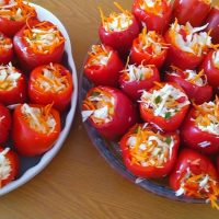 Paprika mit knusprigem Kohl. Das beste Rezept!