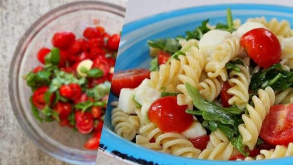 Pasta alla Crudaiola, perfekt für diese höllischen Hitzetage: 3 Zutaten genügen