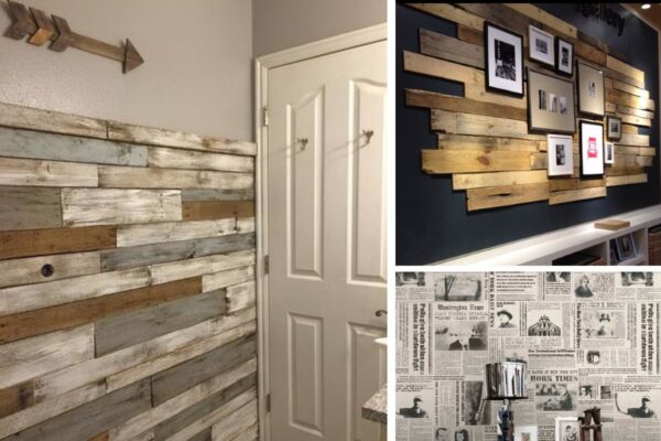 Renovieren Sie die Wände Ihres Hauses mit Recycling! Viele Ideen, die Sie sich nicht entgehen lassen sollten