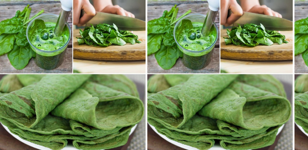 Rezept: Spinat-Crepes: lecker, einfach und kalorienarm