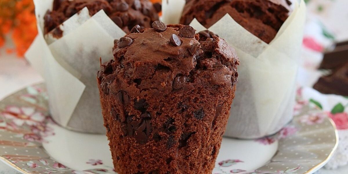 Saftige Muffins mit Schokolade und Joghurt – Rezept ohne Butter