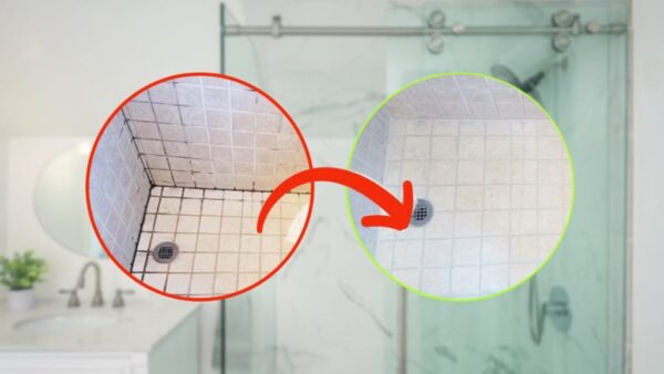 Schimmel und Kalk auf der Duschkabine, 3 Küchenzutaten entfernen alles