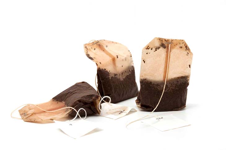 gebrauchter Teebeutel