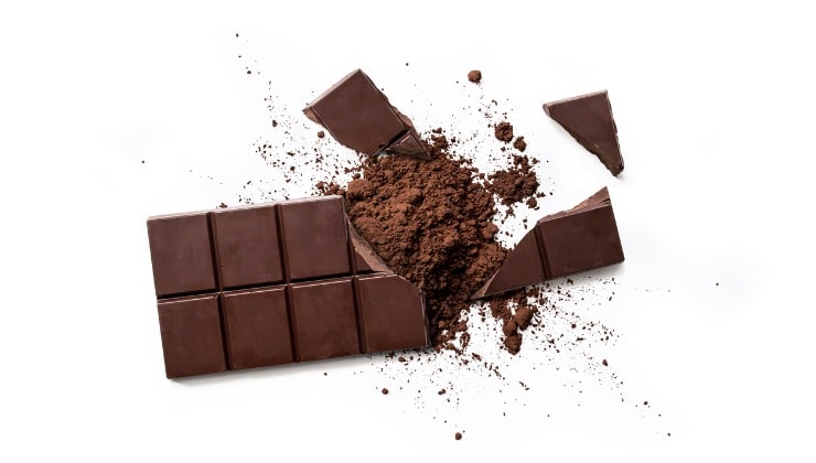 Dunkler Schokoriegel