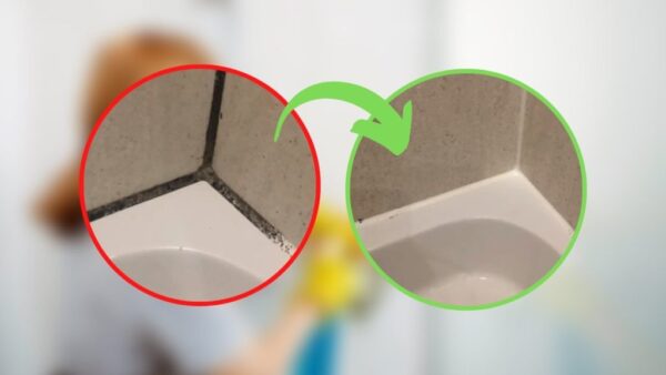 Schwarzes Silikon im Badezimmer, wenn Sie dies tun, kommt es zurück, als ob Sie es gerade gekauft hätten