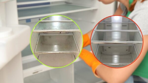 Sehr glänzende Kühlschrankregale, kein Essig nötig: Holen Sie sich diese Zutat aus der Küche