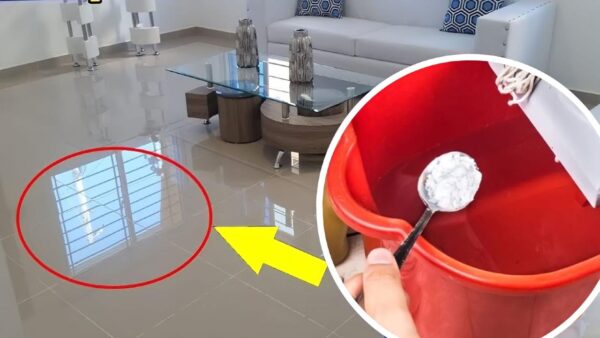 Sehr glänzender Boden, der auch in Luxushotels verwendet wird: Sie können sich selbst im Spiegel betrachten