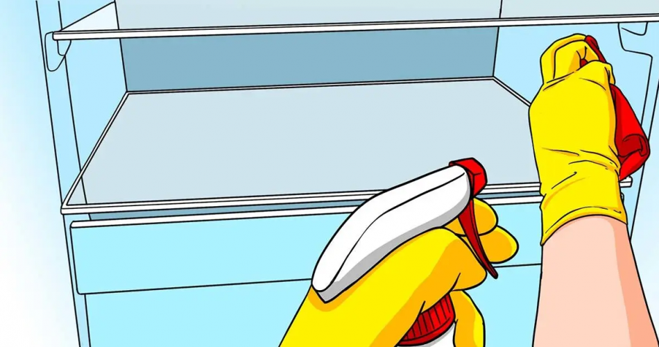 Sind die Wände des Kühlschranks schmutzig? Hier ist eine kinderleichte Möglichkeit, sie in weniger als 2 Minuten aufzuhellen.