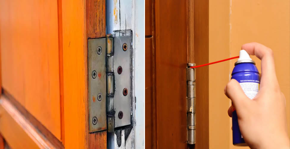 So entfernen Sie Quietschen von Türen und Fenstern