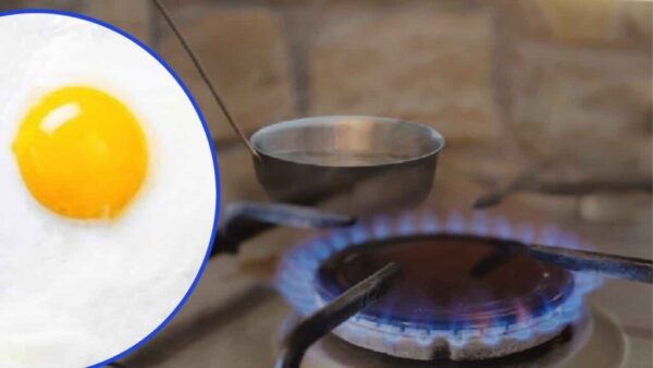 Spiegelei mit der Schöpfkelle kochen, der einfache Trick: So verschmutzt man nichts
