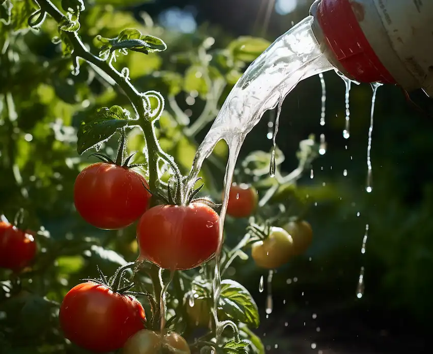 Bewahren Sie die Tomaten auf