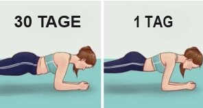 Straffen Sie Ihren Bauch in 21 Tagen mit der Plank-Challenge