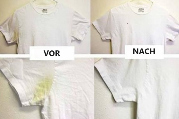 Super Starker Fleckenentferner: Er eignet sich hervorragend für jede Art von Fleck. Perfekt auf Stoffen und entkalkt auch Kochgeschirr