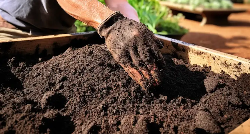 Mischen Sie Ihre Terra Preta