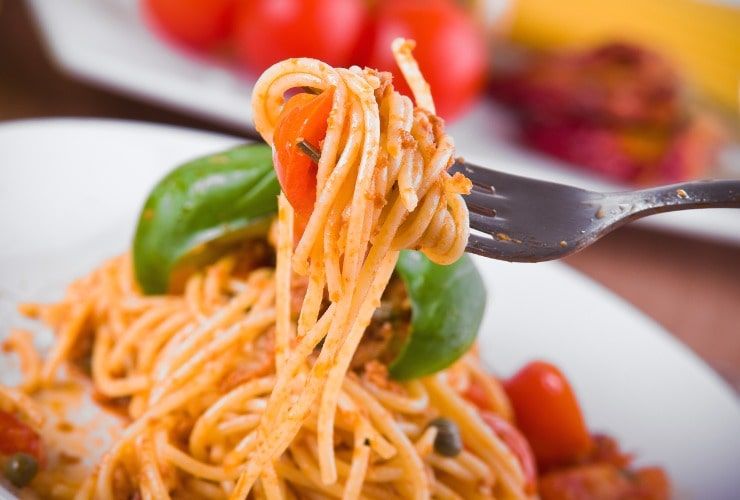 Spaghetti mit Thunfisch