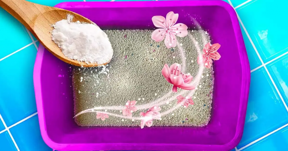 Verabschieden Sie sich von schlechten Gerüchen in der Katzentoilette mit einem Produkt, das Sie zu Hause haben