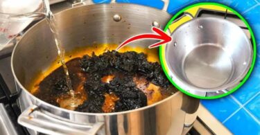 Verbrannte Pfanne? Kratzen bringt nichts, hier ist der Tipp, um festsitzende Rückstände ganz einfach zu entfernen