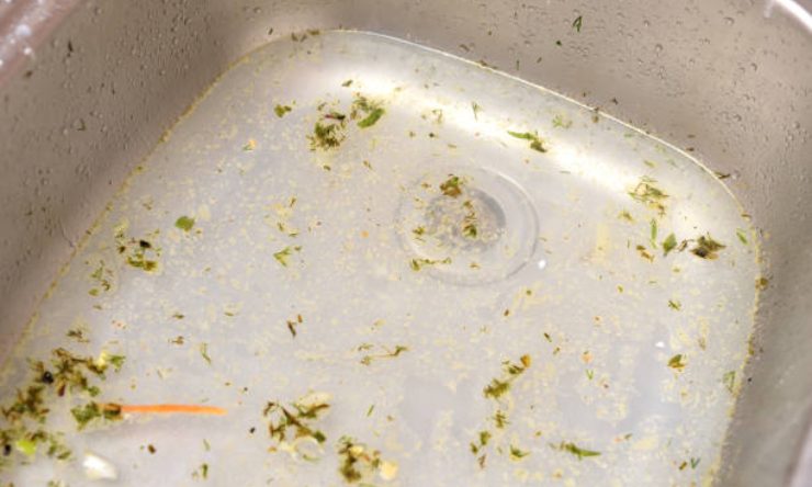 Verstopftes Waschbecken