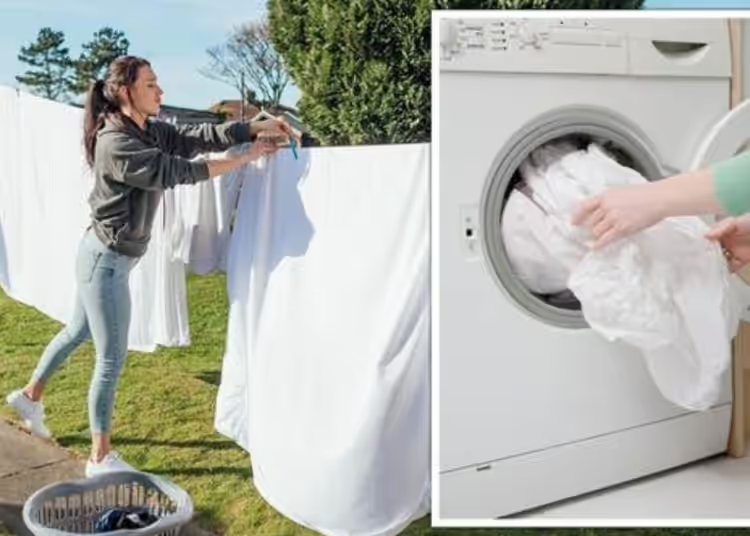 Verwenden Sie dieses Supermarktprodukt, um Ihre Laken aufzuhellen