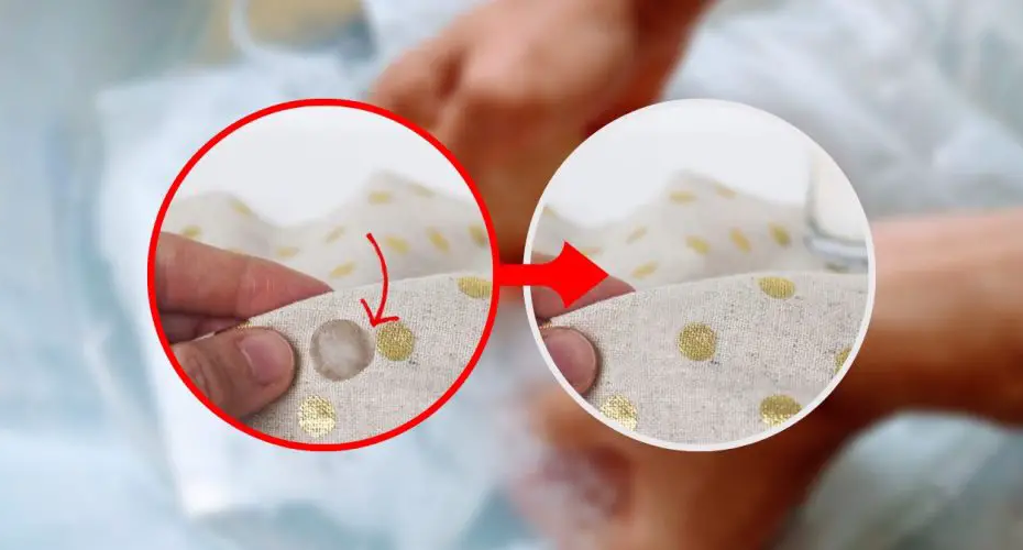 Wachsflecken auf Stoffen, Omas Trick, der alles entfernt