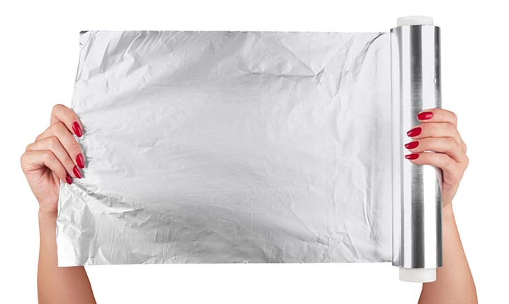 Aluminiumfolie verwenden