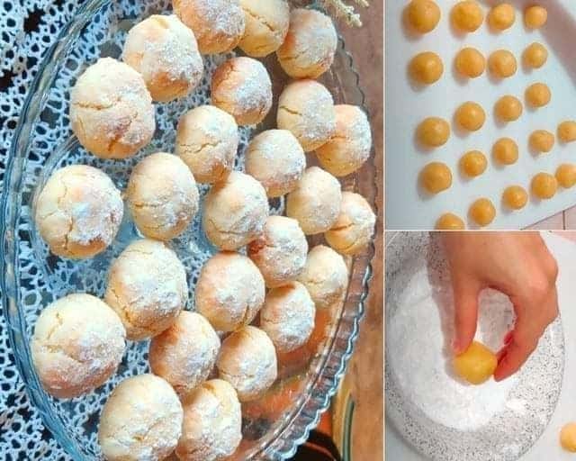 Weiche Kekse mit Zitrone