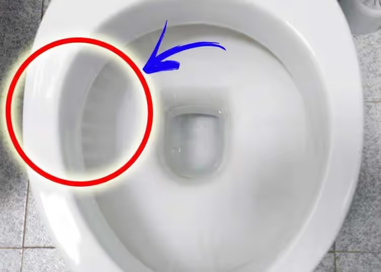 Wenn schwarze Flecken Ihre Toilette bedecken, entfernen Sie diese mit der Glasmethode