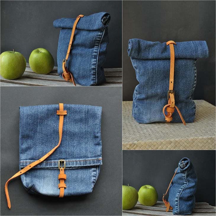 Lunchbox aus Denim