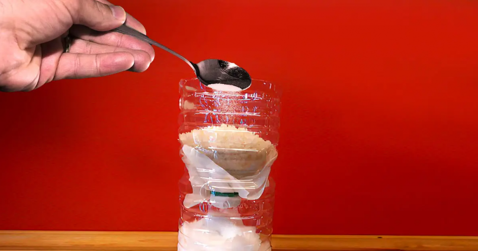 Wie baut man für ein paar Cent einen Luftentfeuchter, um die Feuchtigkeit aus dem Haus zu entfernen?