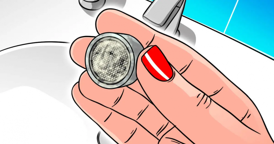 Wie entferne ich alle Kalkablagerungen von den Wasserhahnfiltern und stelle einen guten Wasserfluss wieder her?