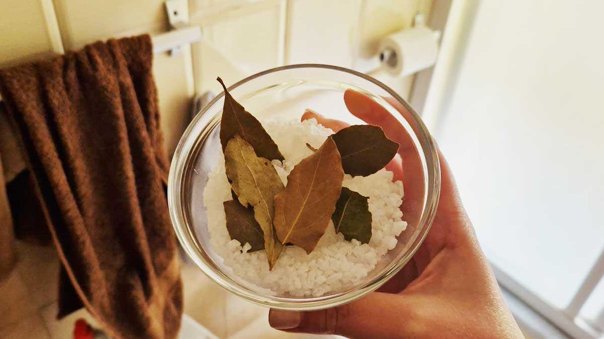 Wie kann ich zu Hause Salz und Lorbeerblätter verwenden, um diese 4 + 1 Alltagsprobleme zu lösen?