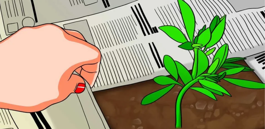 Wie kann man Unkraut auf natürliche Weise mit Zeitungspapier vernichten?