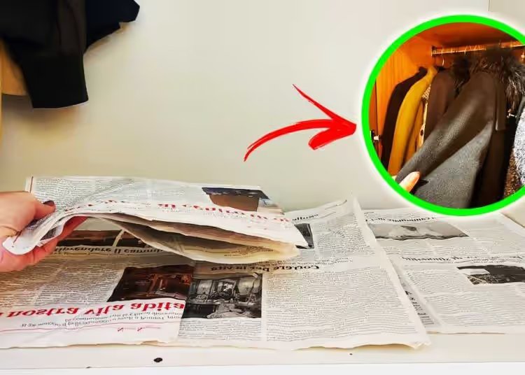 Wie kann man den muffigen Geruch in Schränken einfach mit einem Laken beseitigen?