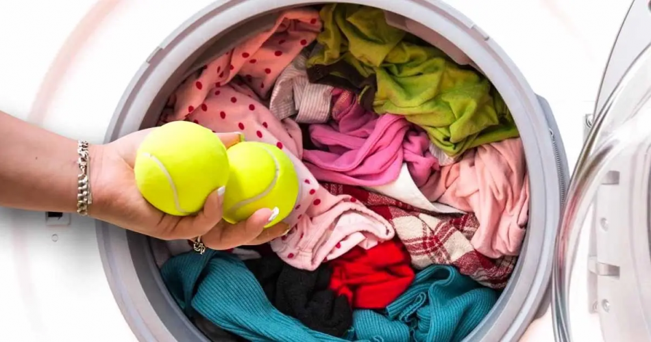 Wie macht man Wäsche mit Tennisbällen sauberer?