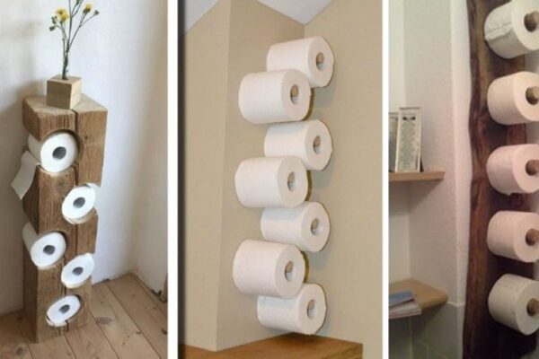 Wie man Toilettenpapier im Badezimmer arrangiert: 15 geniale Ideen zum Nachmachen