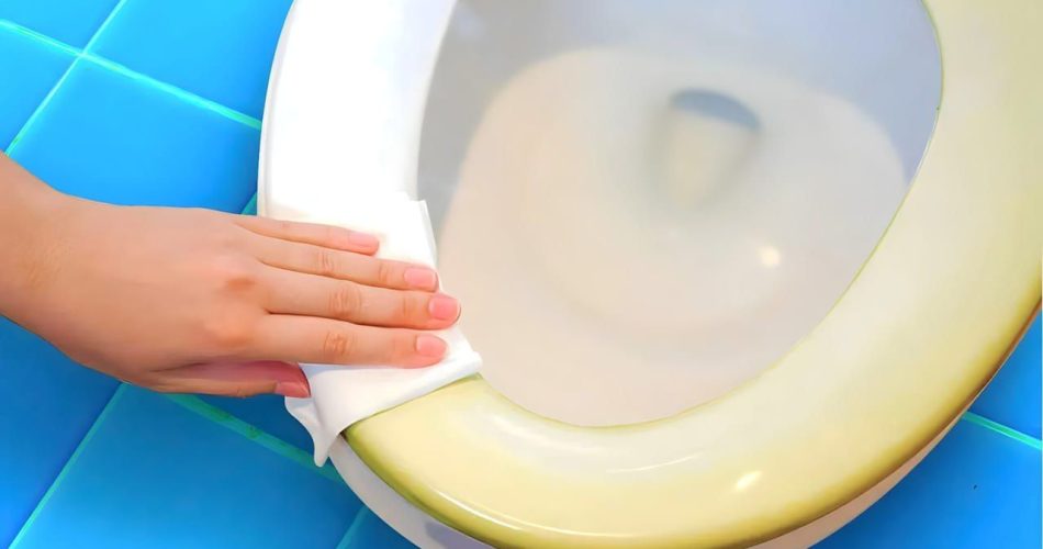 Wie man einen vergilbten Toilettensitz wieder weiß macht: einige Schritte für ein garantiertes Ergebnis